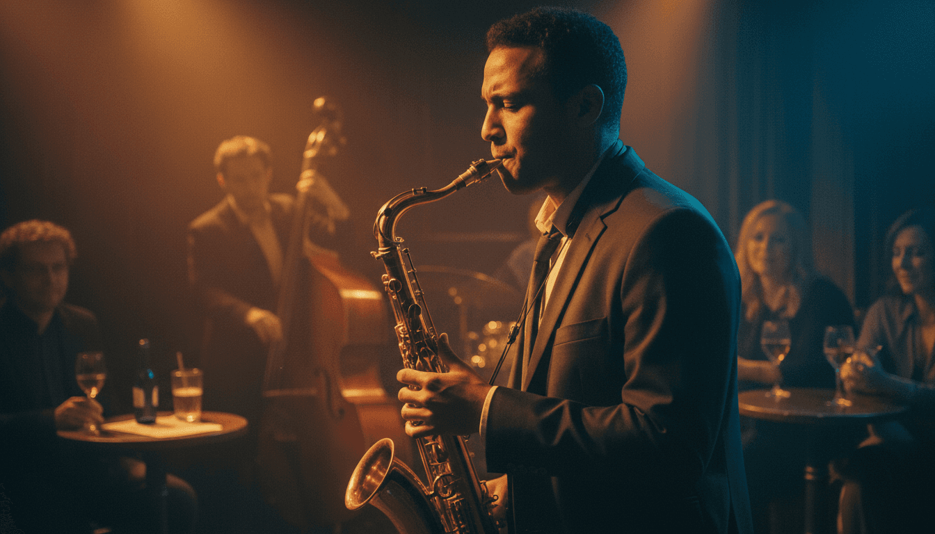 Live band performing at a private event venue